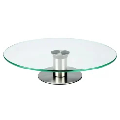 Patera obrotowa szklana 30 cm