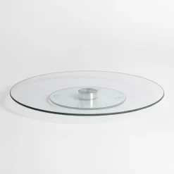 Patera obrotowa szklana 30 cm