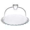 Patera szklana z kloszem PATISSERIE 24 cm