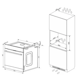 Piekarnik AMICA ED57525V STUDIO PYRO