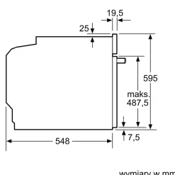 Piekarnik BOSCH seria 4 z termoobiegiem 3D HBA214EB3