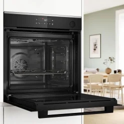 Piekarnik BOSCH seria 4 z funkcją pary czarny HRG212BB3