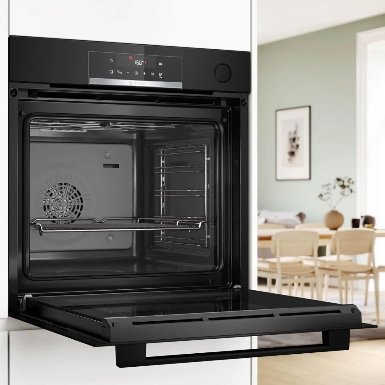 Piekarnik do zabudowy BOSCH seria 4 Air Fry czarny HRG532BB3