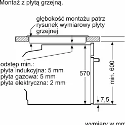 Piekarnik do zabudowy BOSCH seria 4 Air Fry czarny HRG532BB3