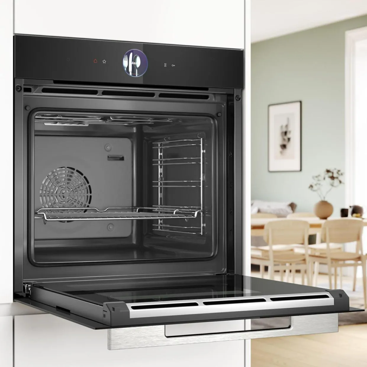 Piekarnik do zabudowy BOSCH seria 8 inox/czarny HBG7363B1