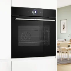 Piekarnik do zabudowy BOSCH seria 8 inox/czarny HBG7363B1