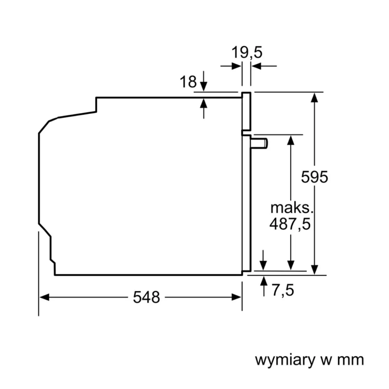 Piekarnik do zabudowy BOSCH seria 8 inox/czarny HBG7363B1