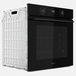 Piekarnik do zabudowy z hydrolizą czarny WHIRLPOOL OMK58HU1B