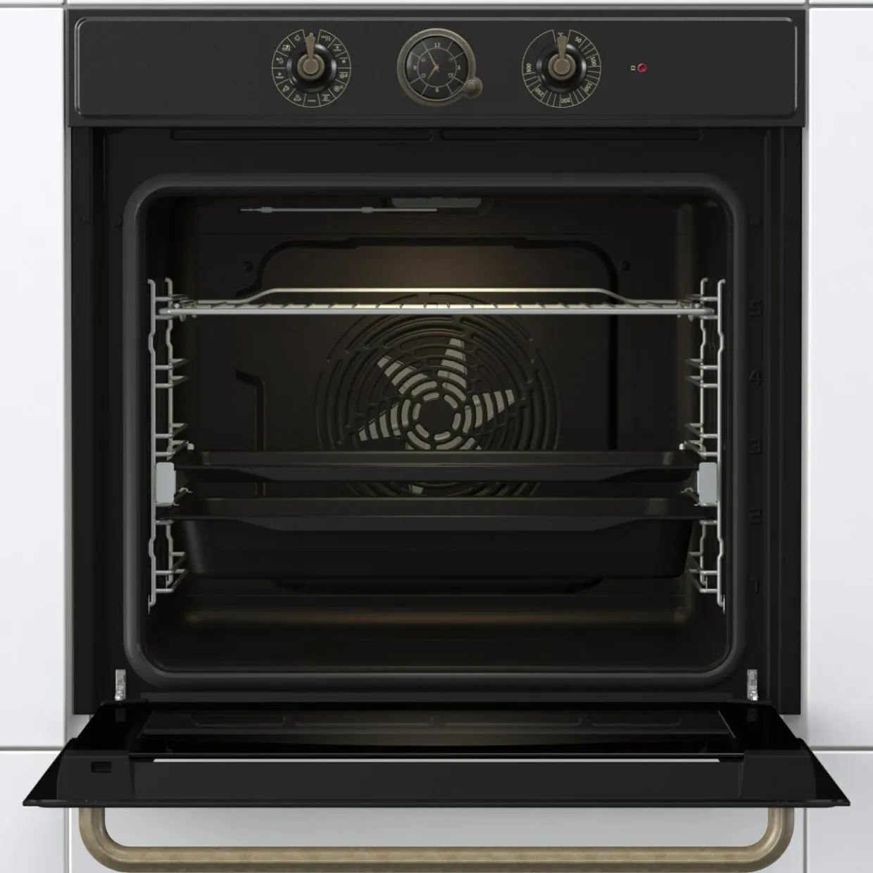 Piekarnik retro CLASSICO czarny BOS67372CLB