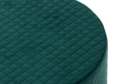 Pikowany puf zielony ANA PIK