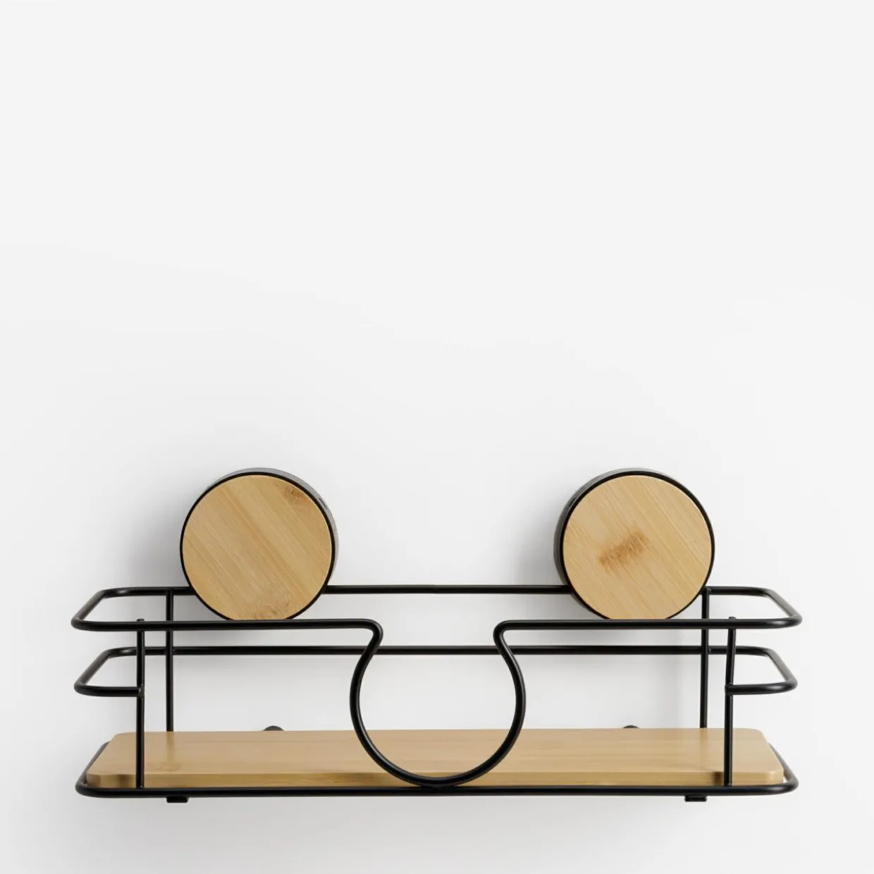 Półka łazienkowa bambusowa 28x11,8x11,8 cm