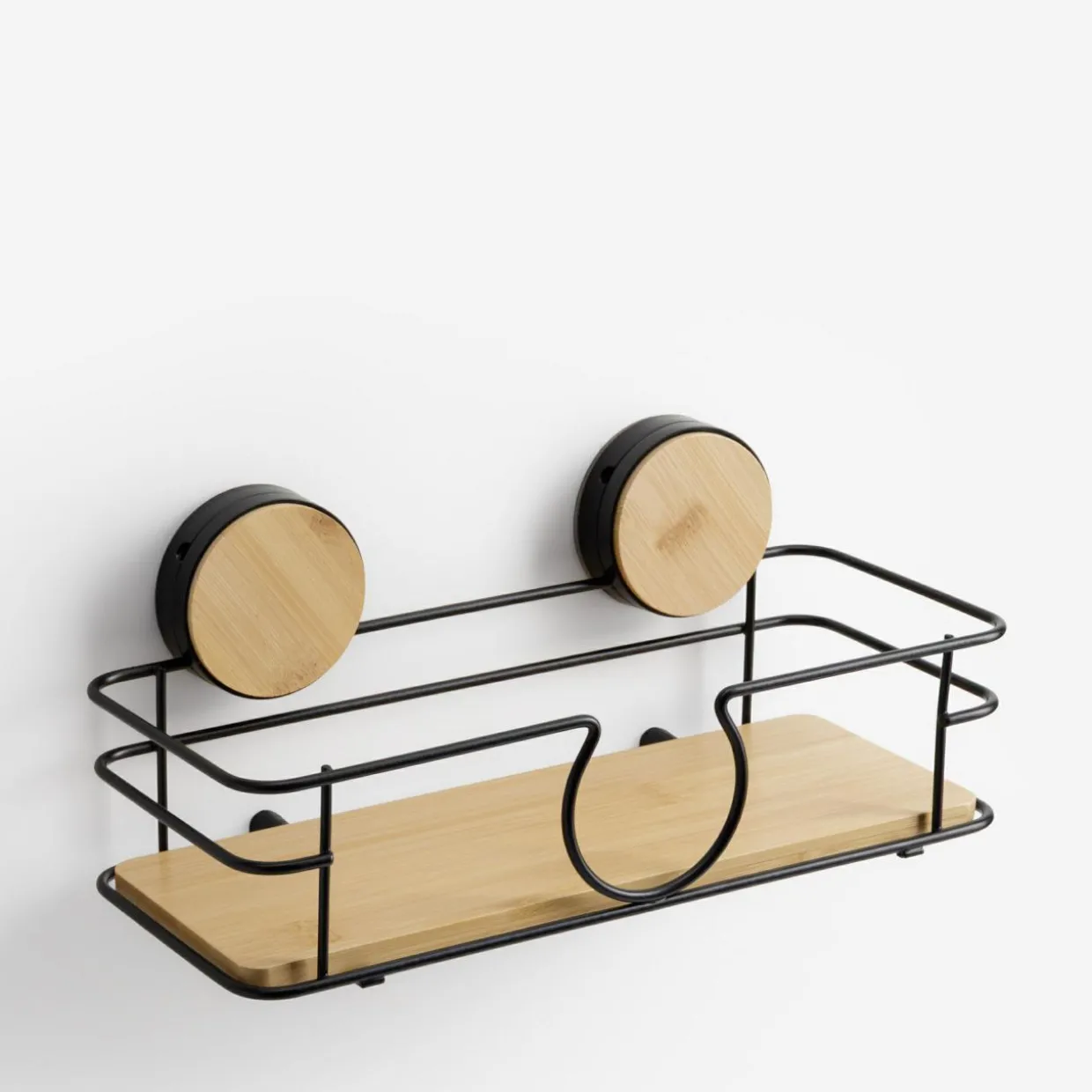 Półka łazienkowa bambusowa 28x11,8x11,8 cm