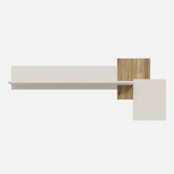 Półka ścienna z oświetleniem OAK SQUERE