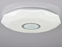 Plafon biały LED 68W DIAMOND 50 cm z pilotem