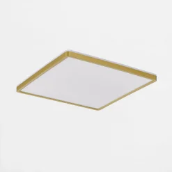 Plafon LED kwadratowy CCT 50W złoty COLIS