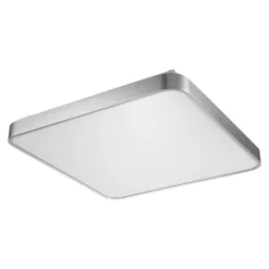 Plafon LED kwadratowy srebrny SIERRA 40 cm