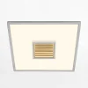 Plafon LED kwadratowy z efektem głębi chrom TORO
