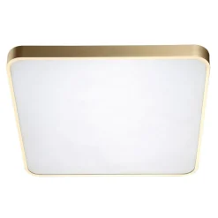 Plafon LED kwadratowy złoty SIERRA 50 cm