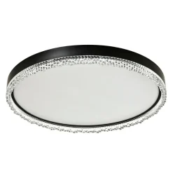 Plafon LED okrągły czarny REGI 60 cm