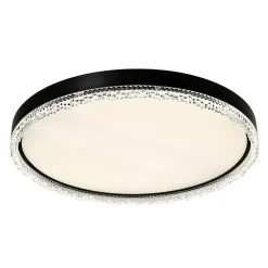 Plafon LED okrągły czarny REGI 60 cm