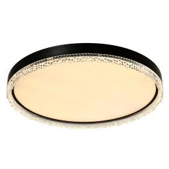 Plafon LED okrągły czarny REGI 60 cm