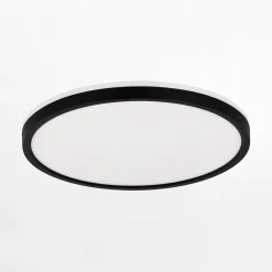 Plafon LED okrągły 40W czarny COLIS z pilotem