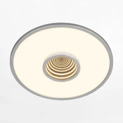 Plafon LED okrągły z efektem głębi chrom TORO