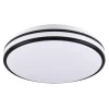 Plafon LED 15W biało-czarny ORBIT 28 cm