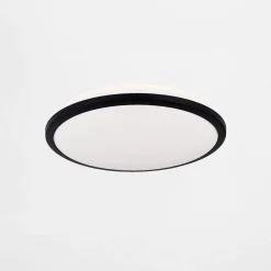 Plafon LED 24W czarny MOREN 28 cm