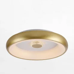 Plafon LED 29W złoty VERTIGO z pilotem fi 46,5 cm