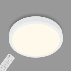Plafon LED z pilotem biały RUNA 38 cm