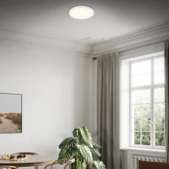 Plafon LED z pilotem biały RUNA 38 cm