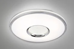 Plafon LED z pilotem biały LEON 50 cm