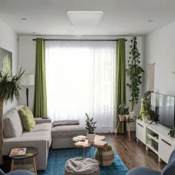 Plafon LED z pilotem 48W biały WENA 48,5 cm