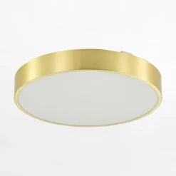 Plafon LED złoty NADI 40 cm z pilotem