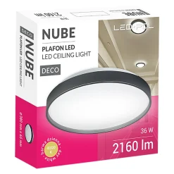 Plafon ORO NUBE LED czarny
