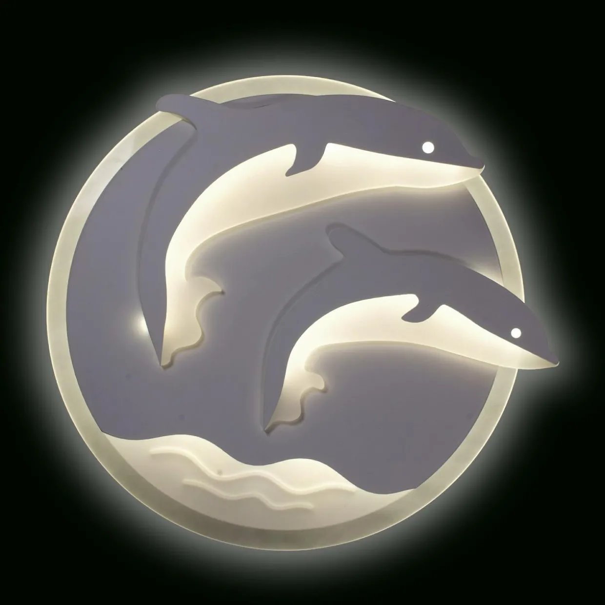 Plafon ozdobny LED DELFINY 48 W P-666/1 z pilotem