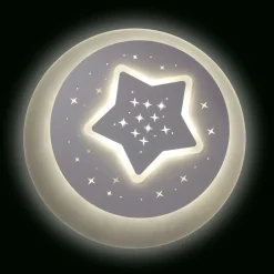 Plafon ozdobny LED GWIAZDA 48 W P-798/9 z pilotem