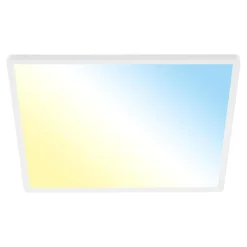 Plafon SLIM LED z pilotem biały 42x42 cm