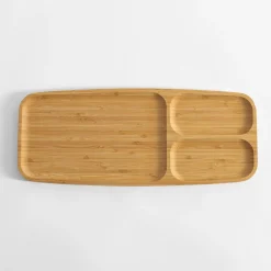 Półmisek bambusowy do serwowania 39x16 cm