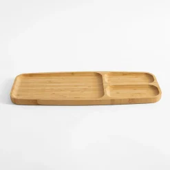 Półmisek bambusowy do serwowania 39x16 cm