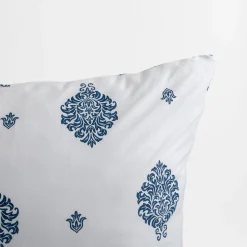 Pościel bawełniana biało-niebieska JERSEYLOVE 220x200 cm