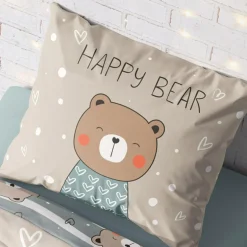 Pościel bawełniana LULULAND MIŚ BALONIK 140x200 cm