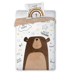 Pościel bawełniana LULULAND MISIEK 140x200 cm