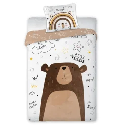Pościel bawełniana LULULAND MISIEK 160x200 cm