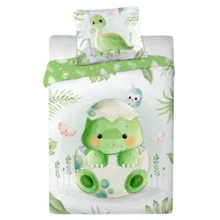 Pościel bawełniana PRZYTULAKI DINO 100x135 cm
