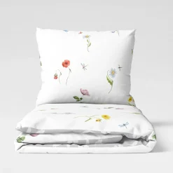 Pościel bawełniana w drobne kwiaty COTTAGE HOME 140x200 cm