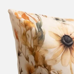 Pościel bawełniana w kwiaty NATURAL BOHO 220x200 cm