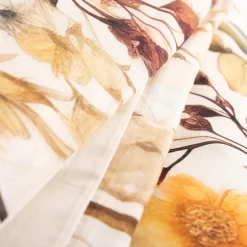 Pościel bawełniana w kwiaty NATURAL BOHO 220x200 cm