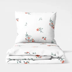 Pościel bawełniana w kwiaty COTTAGE HOME 160x200 cm